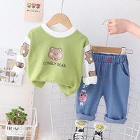 Boys And Girls Sweater Long Sleeve Suit