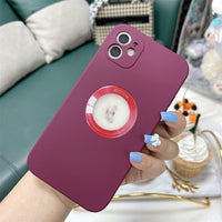 Lens All-inclusive  Liquid Tpu Window Phone Case