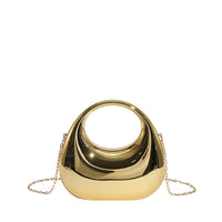Acrylic Box Bag, Womens Evening Handbag With A Moon-shaped Underarm Design