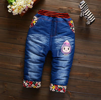 Children's Clothing Plus Velvet Thick Casual Pants