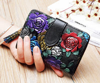 Fashion Women's Leather Wallet Short
