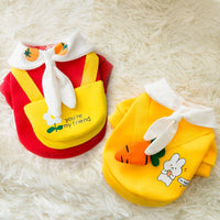 Sweater Cat Biped Coat Small Dog Cute Cartoon Tie