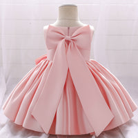 Children's Birthday Big Bow Dress