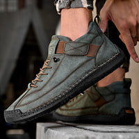 Men's Mid Top Martin Boots Outdoor Casual Shoes