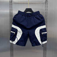 Men's Summer Leisure Cargo Contrast Color Fast-drying Shorts