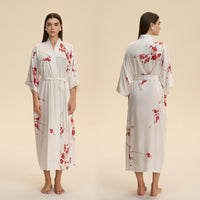 New Satin Plus Size Pajamas For Women Lightweight Loungewear Robe