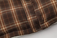 Double-sided Wear Double-sided Wear Plaid Stand Collar Cotton-padded Coat