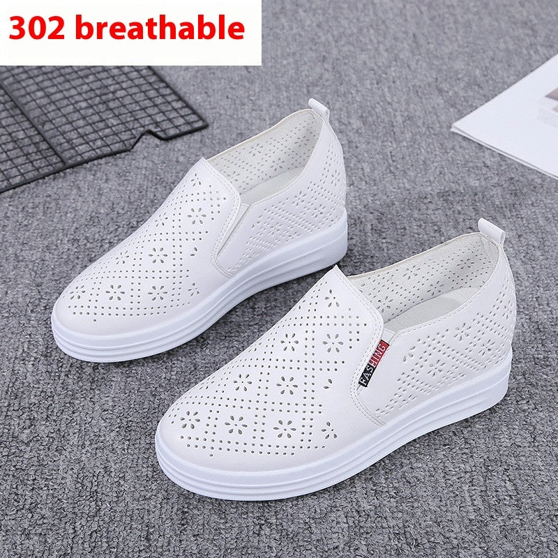 Wedge Shoes Casual Female Spring And Summer Hollow Out