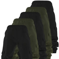 Men's Multi-pocket Workwear Pants Ancient Leisure Tappered Trousers