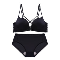 Front Button Underwear Women Without Steel Ring Gathering Bra