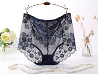 Plus Size Lace Women's Transparent Abdomen Seamless Women's Underwear