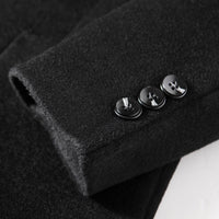 Woolen Business Leisure Wool Suit Coat Solid Color
