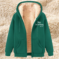 Men's Fleece-lined Hoodie With Thickened Lamb Wool For Winter