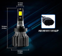 Car LED Headlight Bulbs 6000K Auto Headlamp Kit
