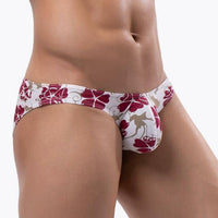 Men's Low Waist Printed Pattern Briefs