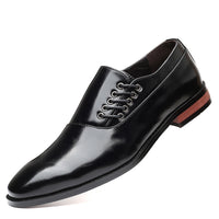 Japanese Square Toe Large Size Men's Shoes