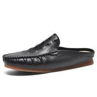 Summer Men's Leisure Semi-slippers Breathable Gommino