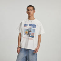Summer New Print Short Sleeve Trendy Japanese