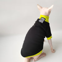 AutumnWinter Trendy Brand Contrast-color High-neck Fleece-lined Hoodie For Warmth