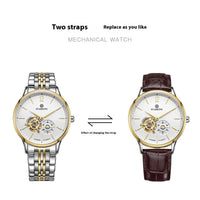 Automatic Mechanical Business Hollow Small Three-needle Waterproof Men's Watch
