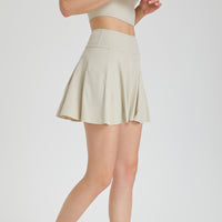 Women's One-piece High Waist Running Sports Skirt