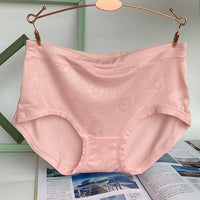 Large Size Ladies' Underwear Mid-high Waist Breathable Middle-aged Mom Briefs