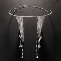 Women's Rhinestone Tassel Adjustable Face Accessories