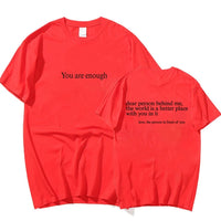 Casual Fashion Women's Round Neck Loose Letter Printed T-shirt