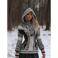 Halloween Hat Long Sleeve Sweater Autumn And Winter Women's Clothing