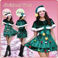 Green Elf Christmas Performance Costume