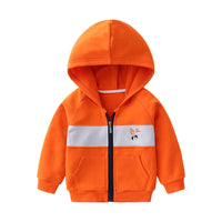 Fashionable And Simple Cartoon Children's Thin Coat