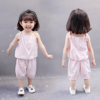 Summer Girl Camisole Kids Two Piece Set