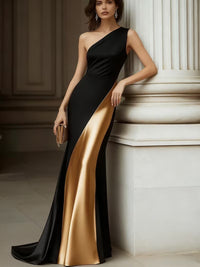 Womens Stylish And Elegant Satin Dress