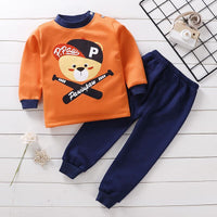 Children's Thermal Underwear Set Plus Velvet Thickening