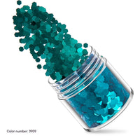 Green Manicure Set 12 Colors Mixed Nail Sequins Glitter Powder Gradient Laser Powder
