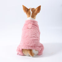 Polyester Pet Solid Color With Fur Clothes