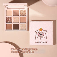 Gold Foil Chocolate Eye Shadow Plate Beginner