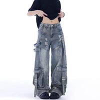 Casual Denim Overalls For Men And Women