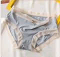 Japanese Girl''s Lace Underpants Sexy And Breathable Ice Silk Traceless Triangle Underpants