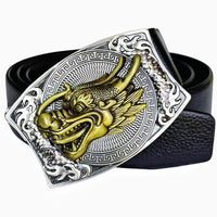 Smooth Buckle For Self-defense Trendy Punk-style Belt Buckle With A Distinctive Look