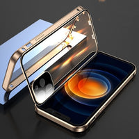 Metal Double-sided Glass Protective Cover With Buckle