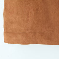 Retro Style Simple Solid Color Hip Skirt Zipper With Lining High Waist Skirt