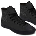 Printed Couple High Top Canvas Shoes