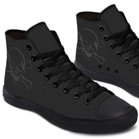 Printed Couple High Top Canvas Shoes