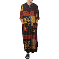 Muslim Southeast Asia Loose And Simple Long Sleeve Middle East Men's Robe