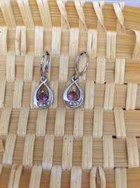 Female Versatile Inlaid Zircon Water Drop Earrings