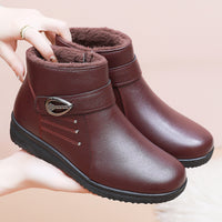 Soft-soled Non-slip Flat-bottomed Plus Velvet Women's Shoes
