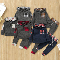 Girls' Plaid Fashion Personalized Set
