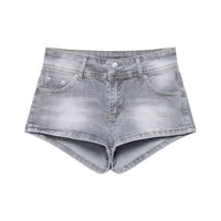 European And American Low Waist Navel Sexy Sweet And Spicy Shorts Slim Jeans For Women