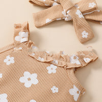 Women's Fashion Printed Sling Romper Suit